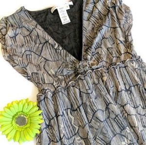 Max Studio Taupe and Black Dress sz.S #358